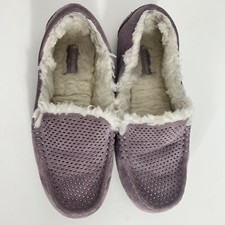 UGG Slippers Women  s Suede From Koolaburra by UGG size 7 Lavender Preowned