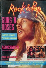 GUNS N' ROSES - AXL ROSE - 1993 Revista Rock & Pop Argentina
