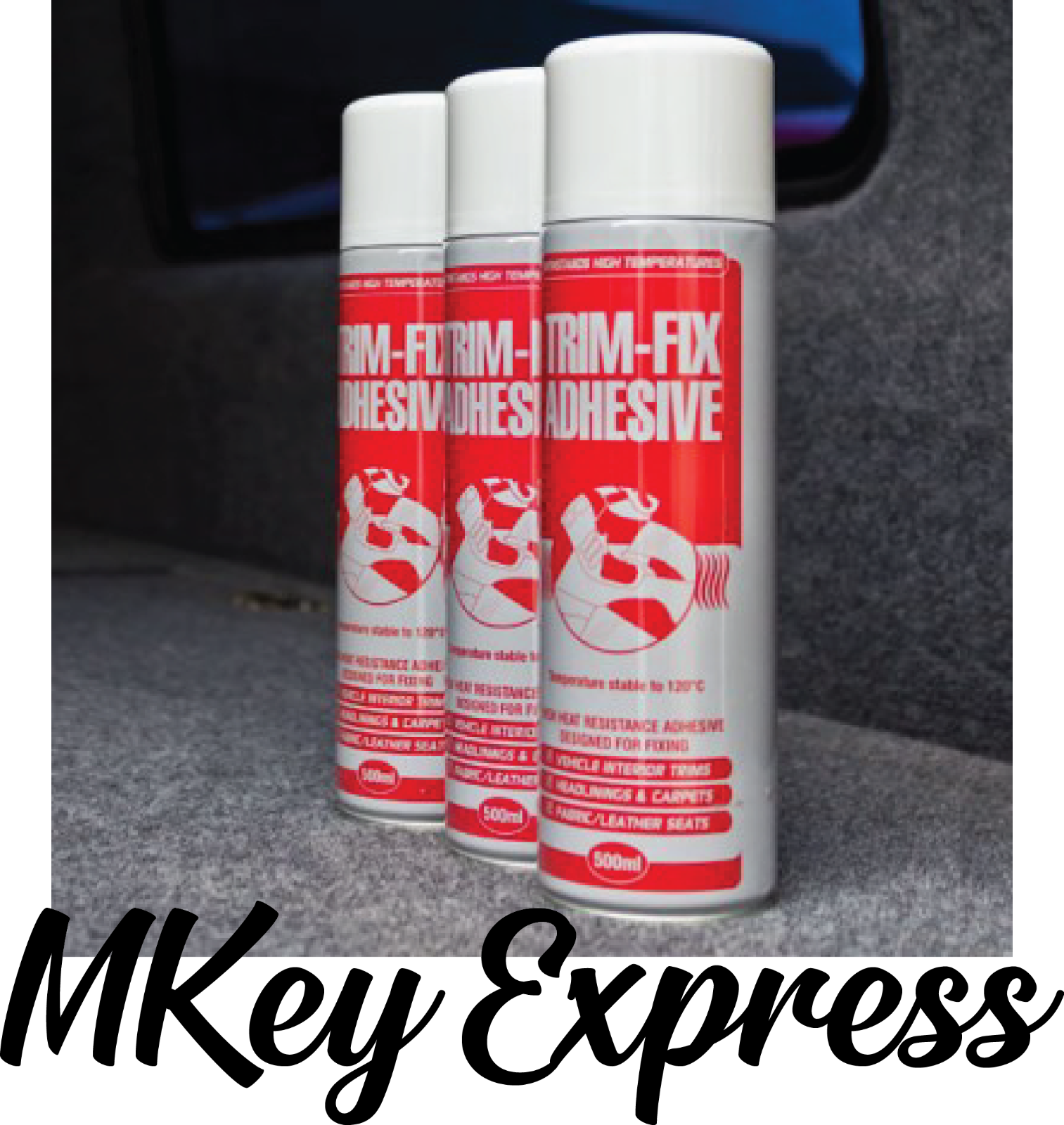 Trim Fix 500ml High Temperature Spray Adhesive Heat Resistant Glue Head