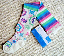 Children's Place Tights Multicolor Flowers Girl's Size 12-24 Months NWT