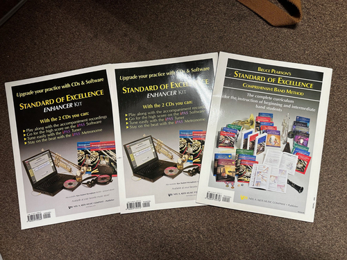 FLAUTO Standard of Excellence Set di 3 LIBRI 1-3 Libri Metodo Nastro Completo - Foto 2 di 2