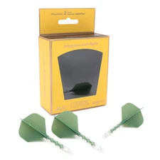 CUESOUL ROST T19 Integrated Dart Shaft and Flight Small Standard Shape-Green