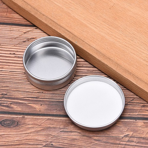 5Pcs Aluminum Mini Round Tin Metal Container Bottles Storage Jar Screw Lids dn - Picture 9 of 18