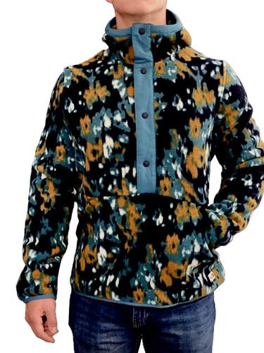 The North Face Men's Hoodie Carbondale Long Sleeve 1/4 Snap Soft Fleece Sherpa