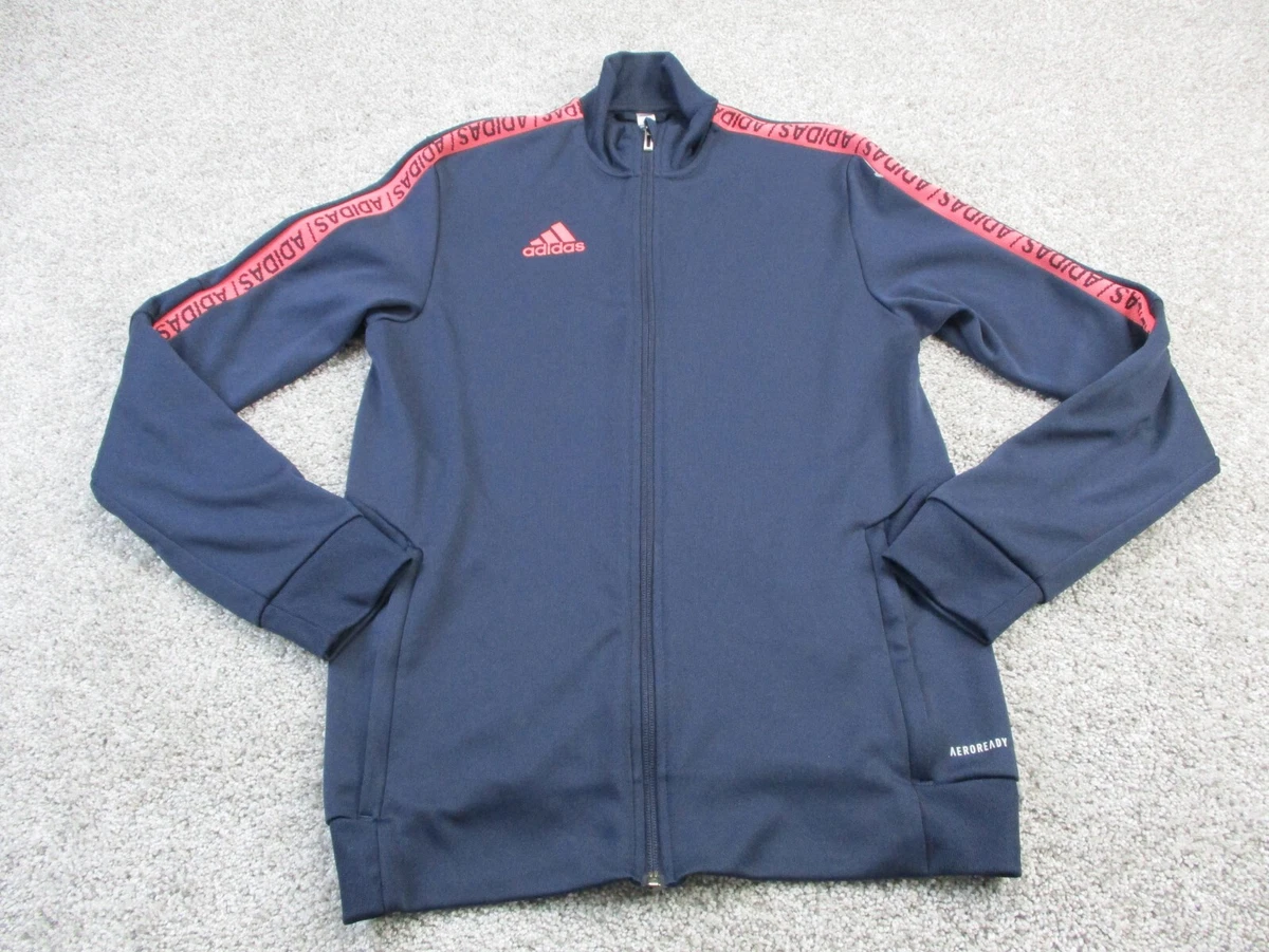 Pink and blue adidas jacket sale