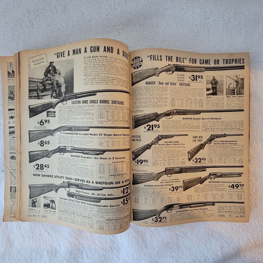 VINTAGE 1938-39 CHICAGO- SEARS ROEBUCK & CO FALL AND WINTER CATALOG (ORIGINAL)