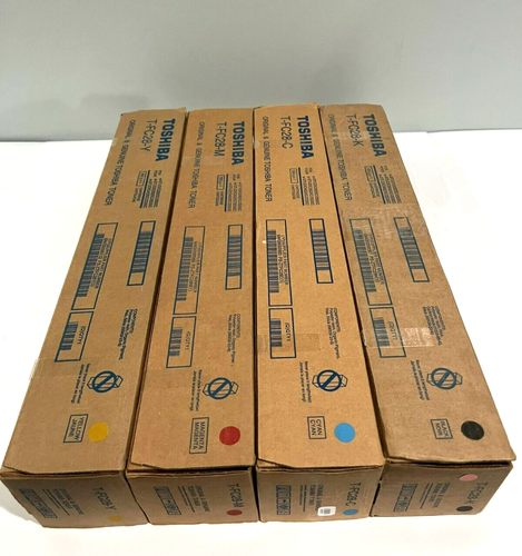 Toshiba T-FC28-C, T-FC28-Y, T-FC28-M, T-FC28-K, Toner Set x4 For 2330C 3530C NEW - Picture 2 of 3