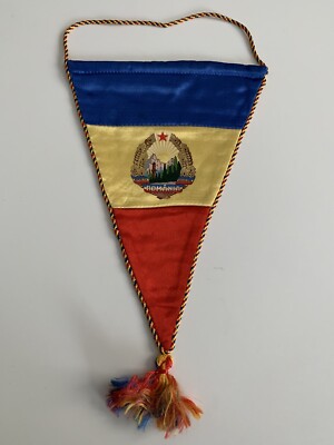 Fanion Federatia Romana De Fotbal Roumanie Football Pennant