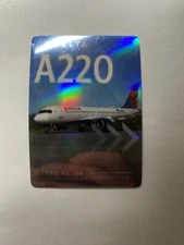 Delta Air Lines Pilot Trading Cards Airbus A220