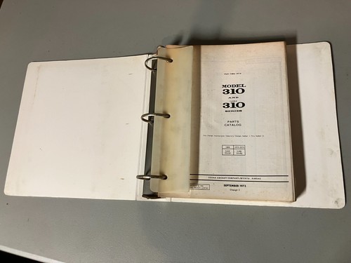 Cessna Parts Catalog 310L and 310-N - Foto 5 di 6
