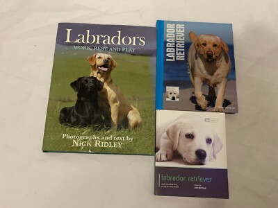 3x Dog Books Labrador Retriever Understanding & Caring For Your Breed