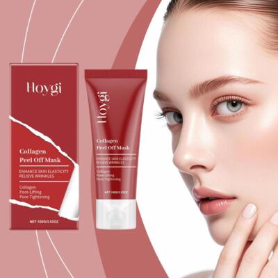Collagen Night Peel-off Mask Collagen Facial Mask Blackhead Remover D4T6 D5H8