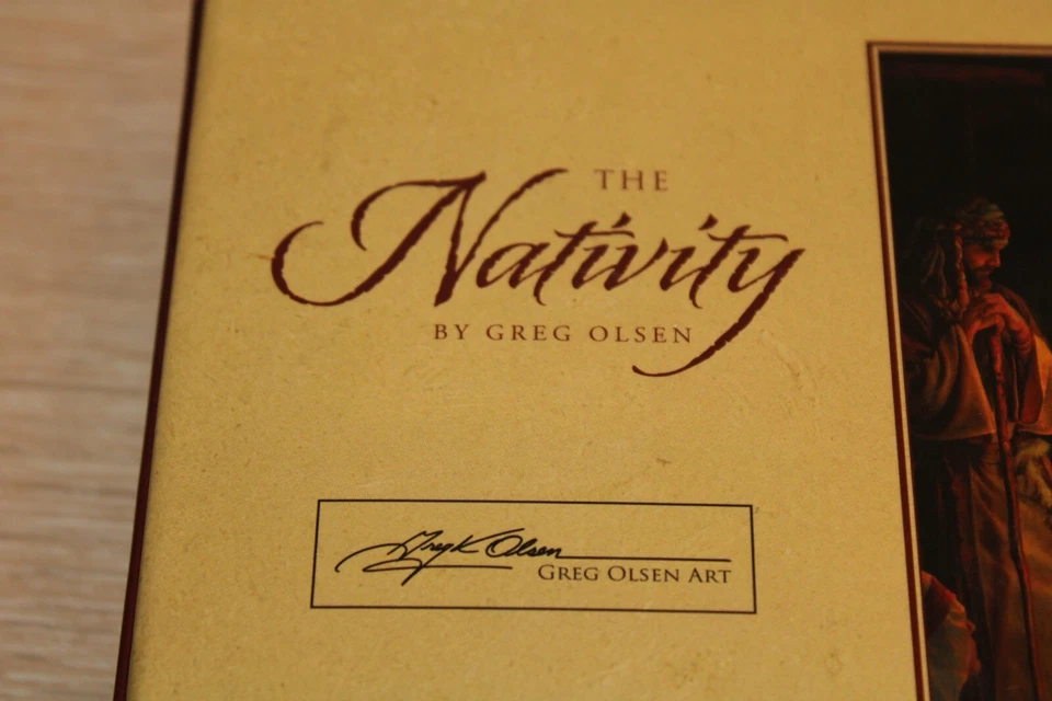 GALISON Greg Olsen The Nativity 1000 Pieces Puzzle 20" X 27" NEW IN OPEN BOX - Image 4 of 4