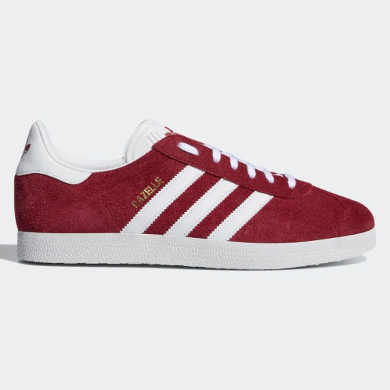 Оригинальные кроссовки Adidas Gazelle бордового цвета - B41645 Доставлены ускоренной доставкой