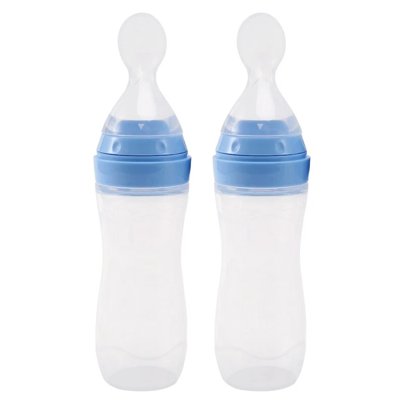 2 PCS Silicone Dispensing Spoon 120Ml Ideal for 4 Months Babies
