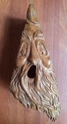 Cool Unusual Vintage Carved Folk Art Bearded Wood Spirit Bird House