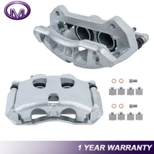 Front Brake Calipers w/ Bracket For 2010-2021 Ford Expedition Lincoln Navigator