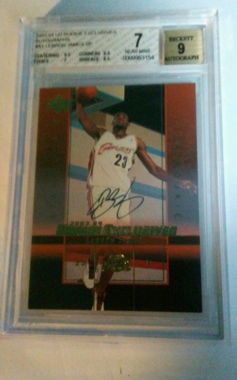 LeBron James Autographed Signed Cleveland Cavaliers 2003/04 Rookie Exclusives 