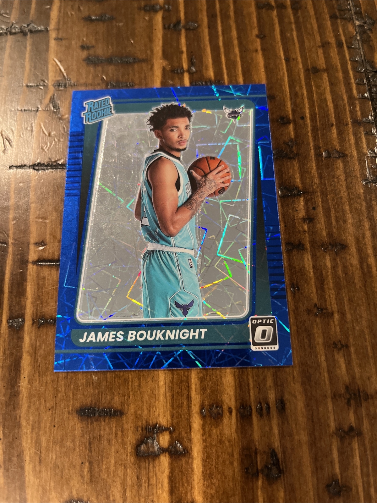2021-22 Optic BLUE VELOCITY James Bouknight RC #151 Hornets Basketball Card (d5)