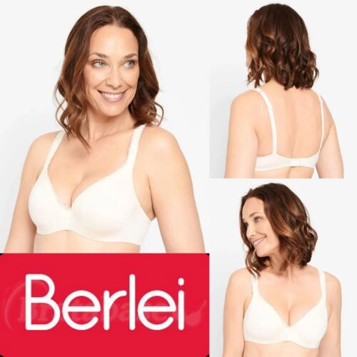 Berlei Barely There T-Shirt Bra Ivory YZPE 10DD 10E 12E 14E 16D 18D RRP $69.95! - Picture 2 of 4