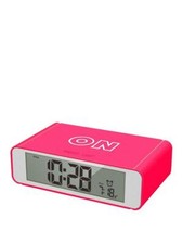 Precision Flip Alarm Clock Pink