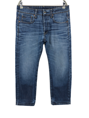 Jeans G-Star RAW 3301 Attacc Low Straight – Taille 34 L32 – Occasion Très Bon État – Coupe Droit Basse