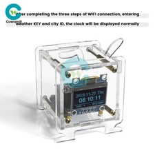 ESP8266 DIY Electronic Kit OLED Display Mini Clock  Shell DIY Soldering Project