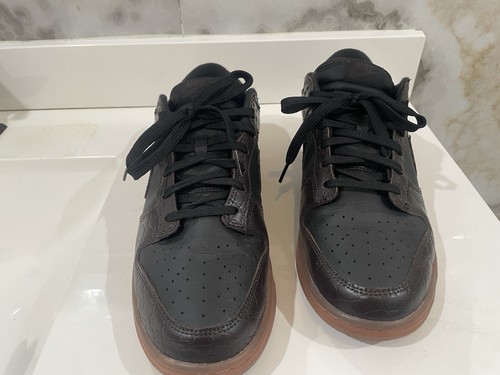 Size 10.5 - Nike Dunk SE Low Chocolate Croc - Picture 4 of 6