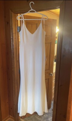 infinite glory white maxi dress lulus Infinite Glory White Maxi Dress. Size Large