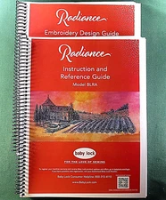 Baby Lock Radiance BLRA Embroidery Design Guide & Instruction Manual Set!