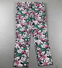Brooks Brothers Pants Womens 6 Colorful Floral Natalie Fit Flat Front Straight