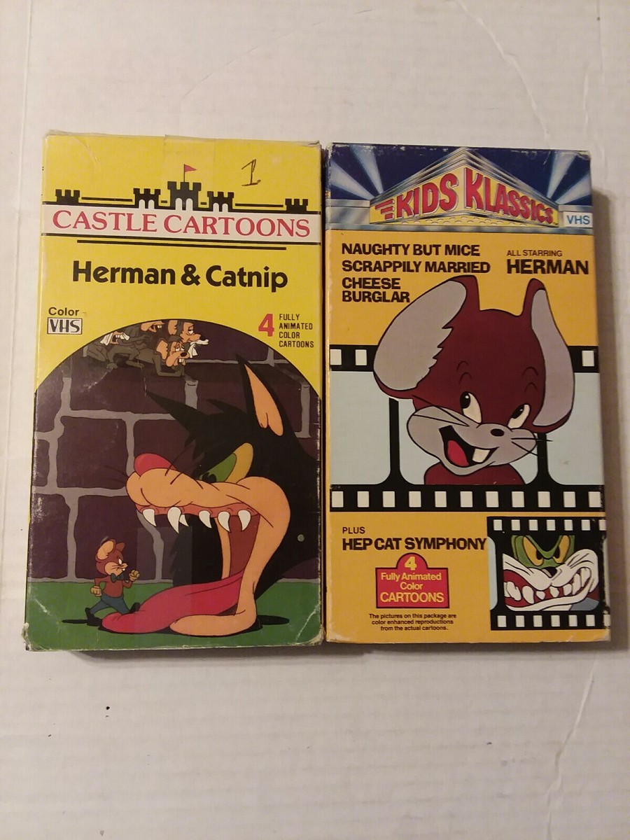 2 Herman And Catnip Vhs Cartoons,Rare | eBay