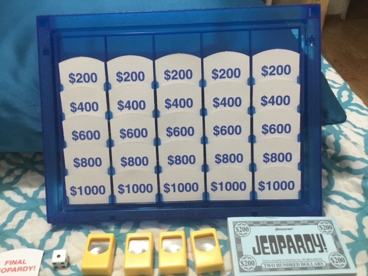 2003 ORIGINAL EDITION JEOPARDY,COMPLETE, ALEX TREBEK, ART FLEMING