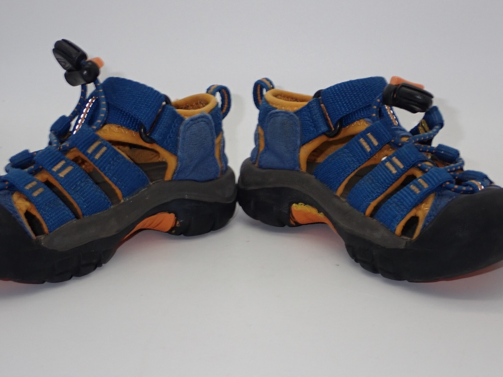 Sandali sportivi Keen Newport Little Boys 5 blu e arancioni scarpa da trekking acqua