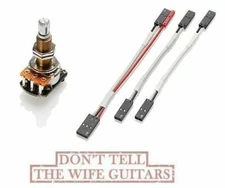 EMG 25K PASSIVE TONE CONTROL LONG SHAFT  SPLIT SHAFT POT (FOR ACTIVE NON X EMG )