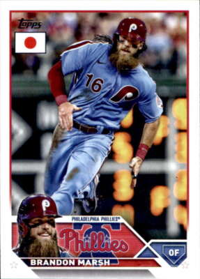 2023 Topps Japan Edition #64 Brandon Marsh Philadelphia Phillies