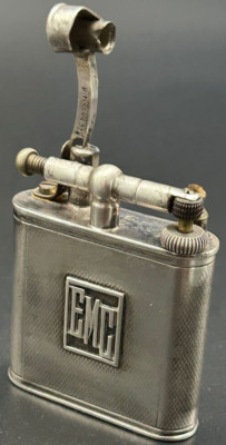 DUNHILL oil lighter silver UNIQUE without box