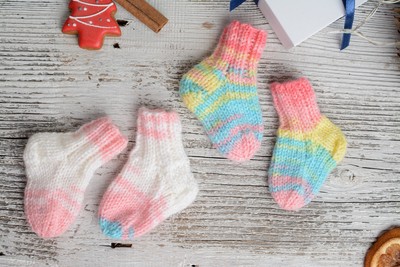 handmade baby socks