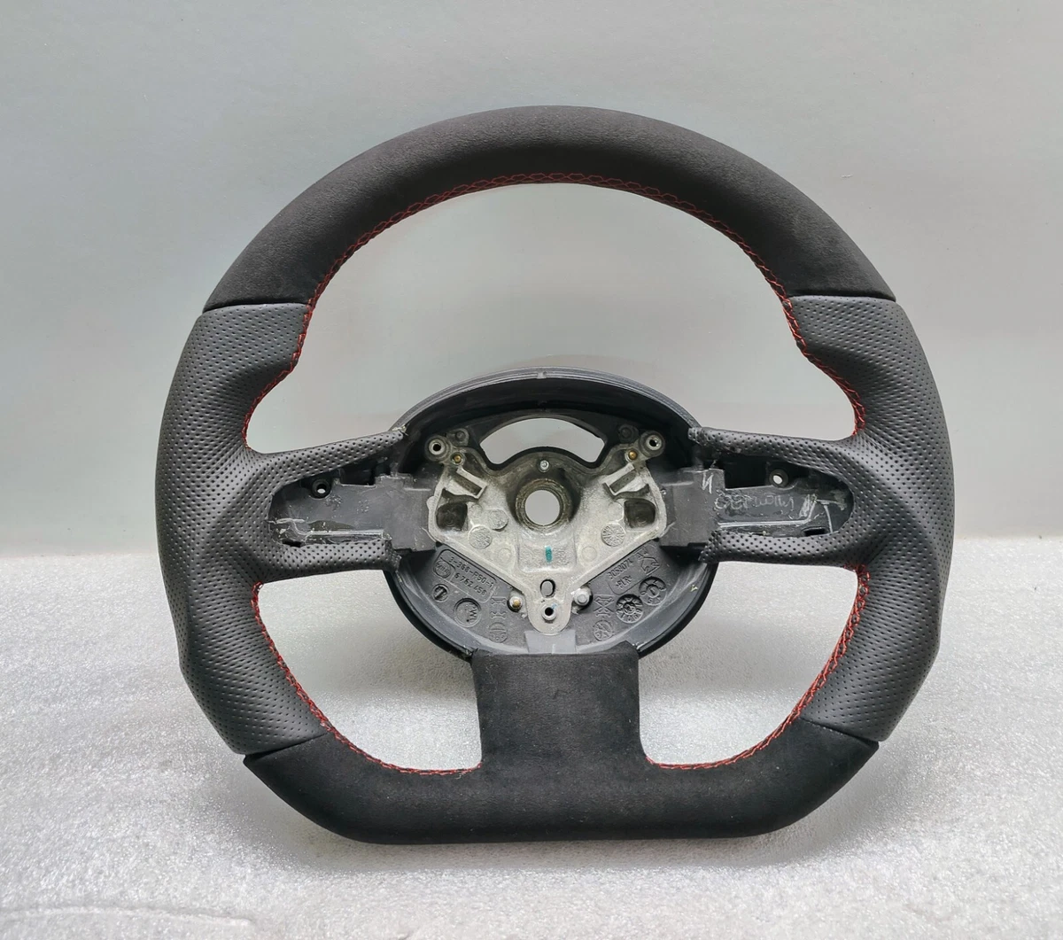 MINI COOPER STEERING WHEEL FLAT ALCANTARA JCW CUSTOM R50 R52 R53