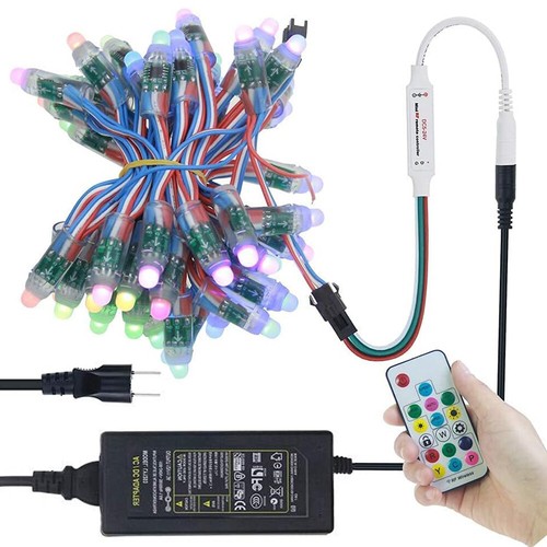 WS2811 IC RGB Pixel LED String Light Wifi Controller and Power Supply Full Kit - Picture 34 of 44