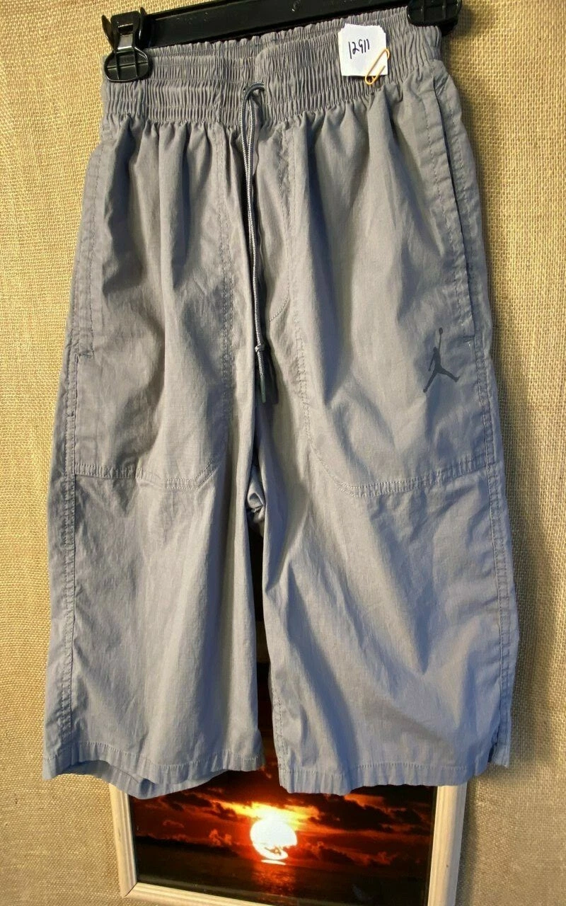 pantaloncino sportivo Jordan grigio giovanile taglia 30 con tasche