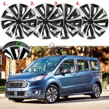 4x For Ford Transit Connect Van 2010-2013 15" Wheel Covers Hub Caps Full Rim Hub