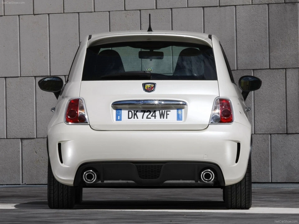 UN-PAINTED "POP-STYLE" REAR SPOILER FOR 2012-2017 FIAT 500 - SMALLER THAN ABARTH - Image 2 of 4