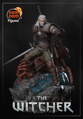 NomNom Figures - Geralt of Rivia Statue, The Witcher