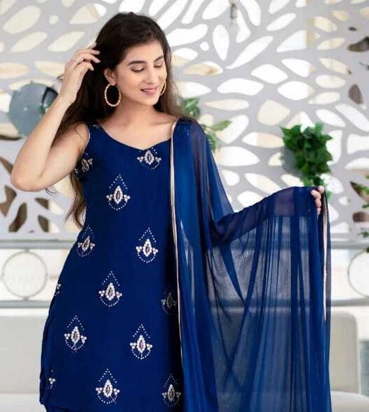 Blue Diwali Dress Collection: Buy Blue Diwali Dress Collection for Women  Online in USA