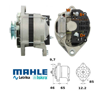 Letrika Lichtmaschine für Same Cesab Muzzi VM Motori.. IA0112 11.201.112 AAK1135