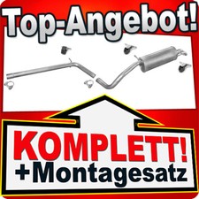 Auspuff für SKODA FABIA 1.9 TDI Kombi 2003-2010 Auspuffanlage