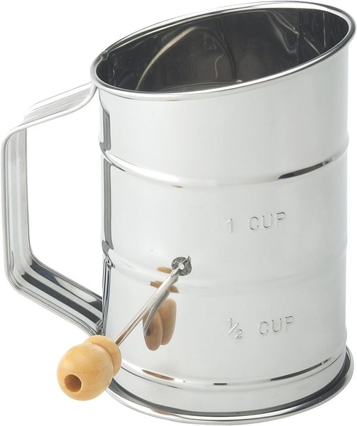 Tamiz De Acero Inoxidable Para Harina Y Azucar 1 Taza Para Reposteria