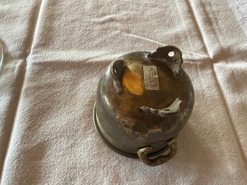 Kleiner Vintage 3-beiniger Messingtopf mit Griffen - Bild 4 von 6