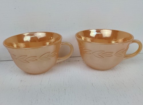 Feuerkönig Teetasse & Untertasse Pfirsich Glanz Lorbeerblatt 2er Set - Bild 2 von 18
